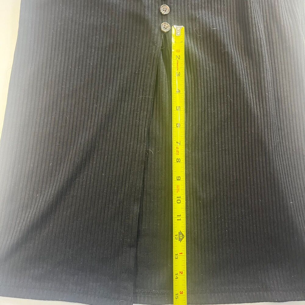 Dress Forum Black Maxi Dress with Front Buttons - Picture 6 of 7